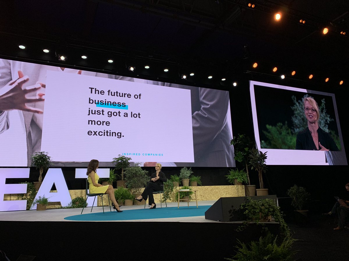HagerCaroline's tweet photo. “Companies don’t change companies, people change companies”. @G_stordalen and Lisa Maccullum from Inspired Companies stress that necessary change to make the global food system sustainable can be brought about by ordinary people. #Foodcanfixit #EATForum19 https://t.co/v0TFmHp3lw