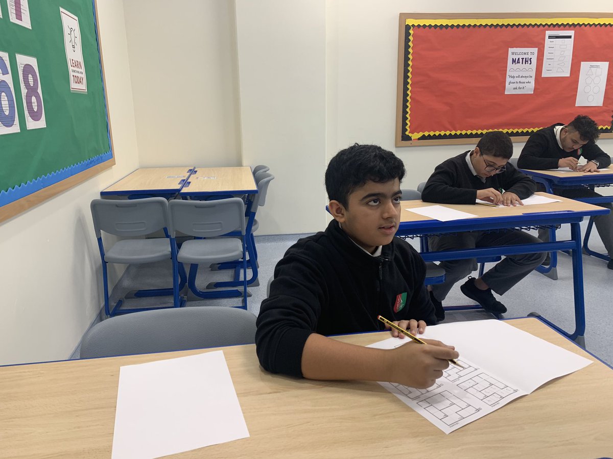 MathsNsb's tweet photo. Well done boys for taking part in the Kenken Challenge @NSB_Secondary @GEMS_NSB https://t.co/GxTyxn79RN