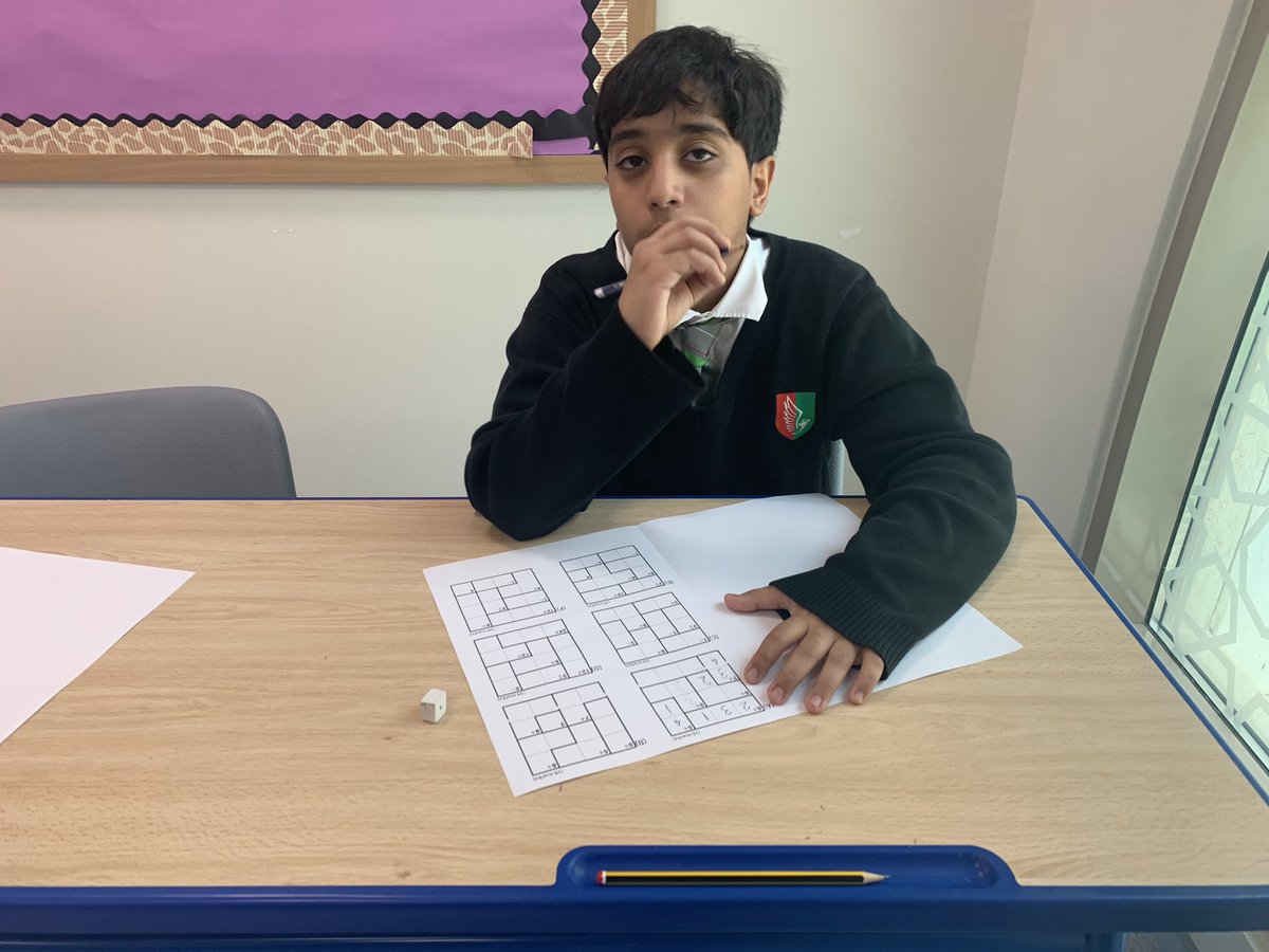 MathsNsb's tweet photo. Well done boys for taking part in the Kenken Challenge @NSB_Secondary @GEMS_NSB https://t.co/7jKZdustl9
