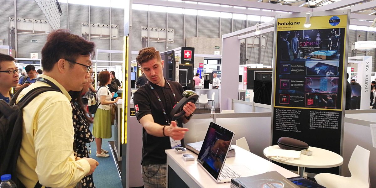 SphereTechXR's tweet image. #CESAsia2019 so far has been amazing! A separate thanks you for #swisstech and #swissnexchina who made it possible at the Swiss Pavillon