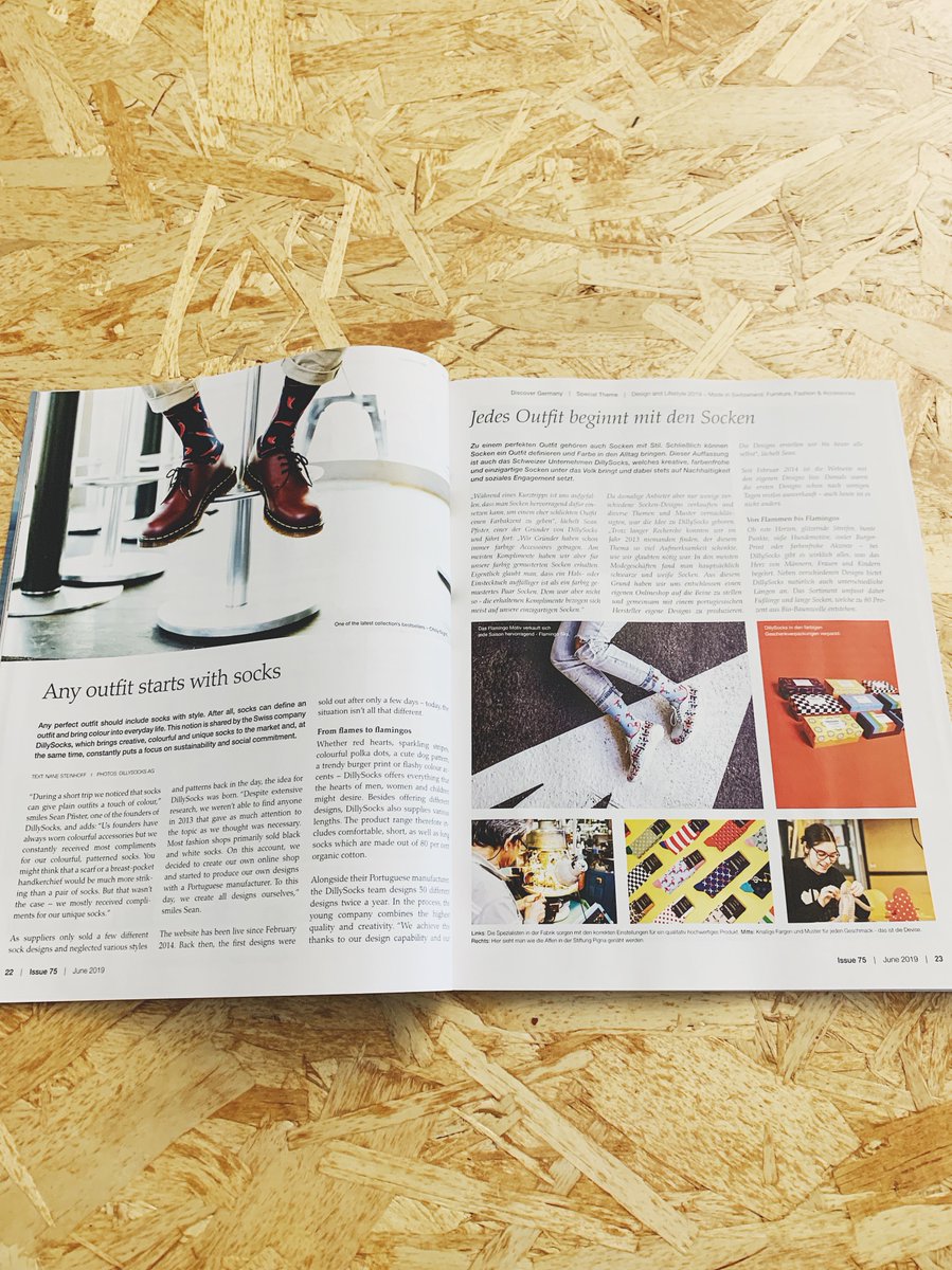 dillysocks's tweet photo. Tolle Story über uns in der aktuellen Discover Germany Ausgabe. Hol dir ein Exemplar an deinem Flughafen! ‍✈

Hier gehts zum Artikel: https://t.co/TV6Ifbk8o9 https://t.co/YxJEDzF8sr