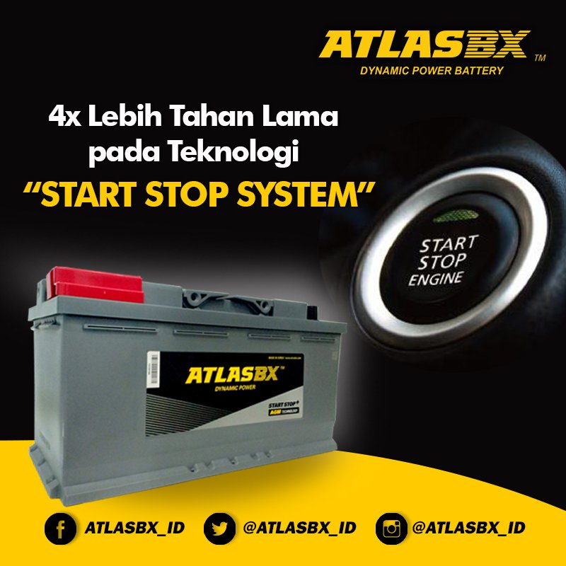 ATLASBX_ID's tweet image. Sandingkan Mobil Start Stop System Anda dengan Aki Bebas Perawaran ATLAS BX  untuk  ketahanan yang lebih maksimal !!!

#StartStopSystem #Charge #AkiMobil #AccuMaintenanceFree #MaintenanceFree #AkiKorea #BateraiMobil #Baterai #IdlingStop #ISSTechnology #Otomotif #DeepCyleBattery