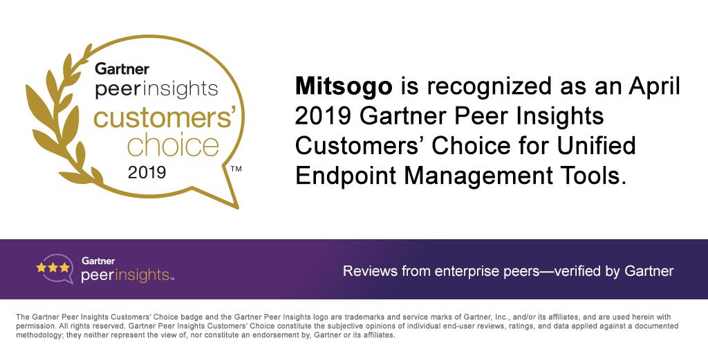 thehexnode's tweet image. We are glad to be recognized as an April 2019 Gartner Peer Insights Customer’s Choice for Unified Endpoint Management tools. Thanks to our customers for this esteemed distinction.
#hexnode #uem #mitsogo #gartner #peerinsights #peerreviews #customersuccess

itrportal.com/articles/2019/…