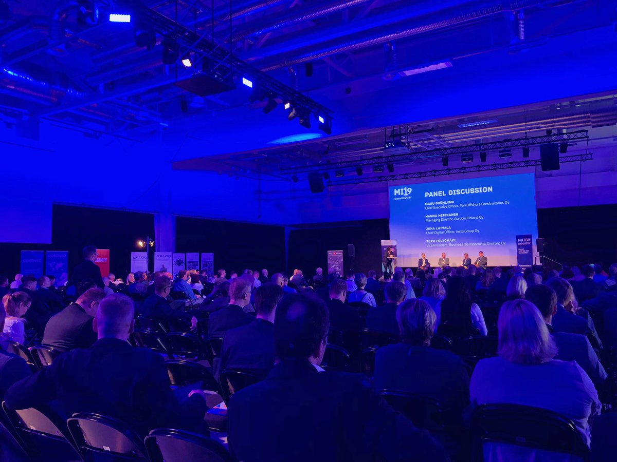 Lingotranslates's tweet photo. Panelists on #matchindustry stage find #Satakunta a great place to do business globally. We need to maintain good traffic connections! https://t.co/DjbEF0Z6q5