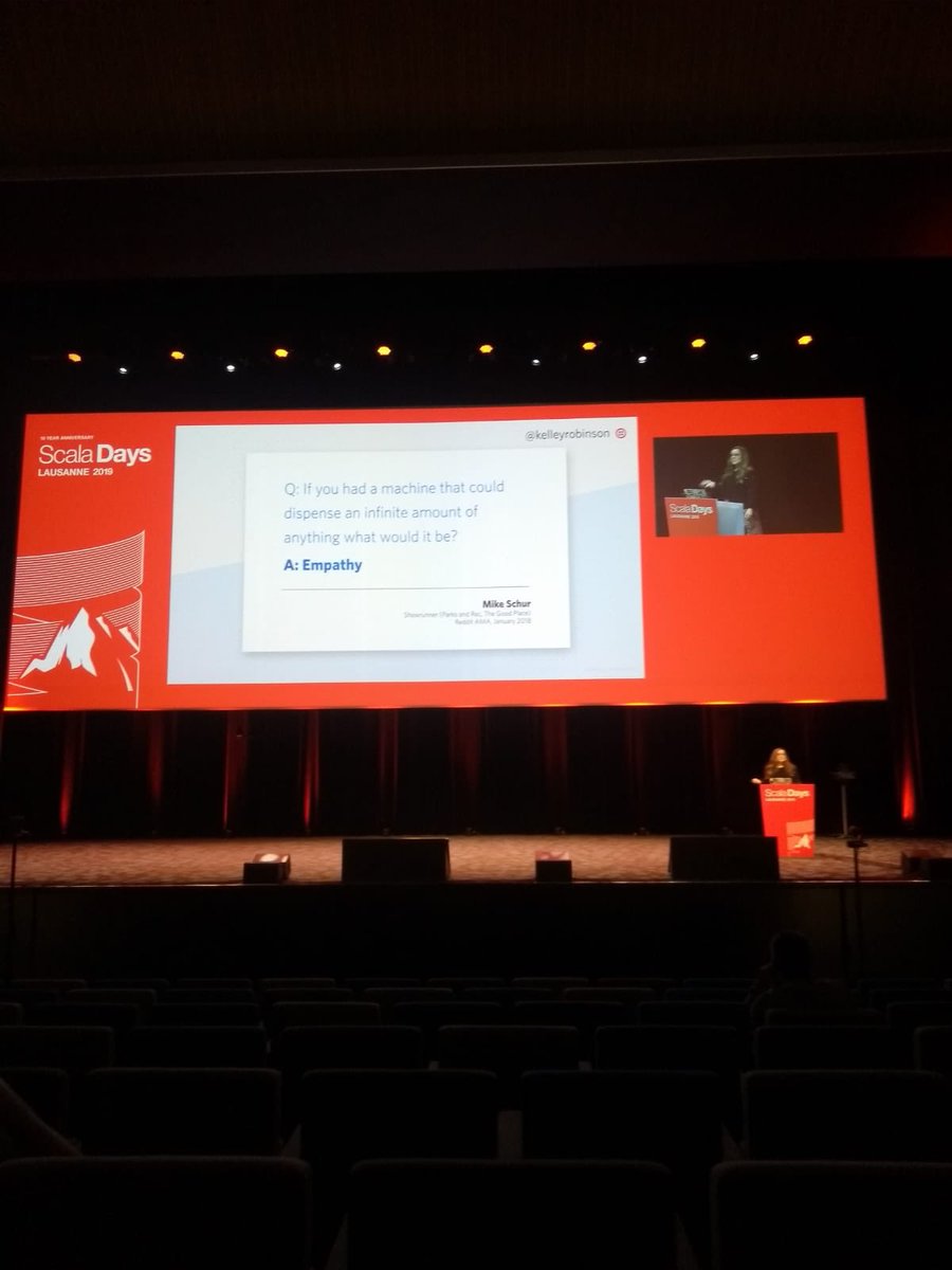 katyarivas's tweet photo. Loved your talk so much @kelleyrobinson @scaladays https://t.co/W7wZAinGP2