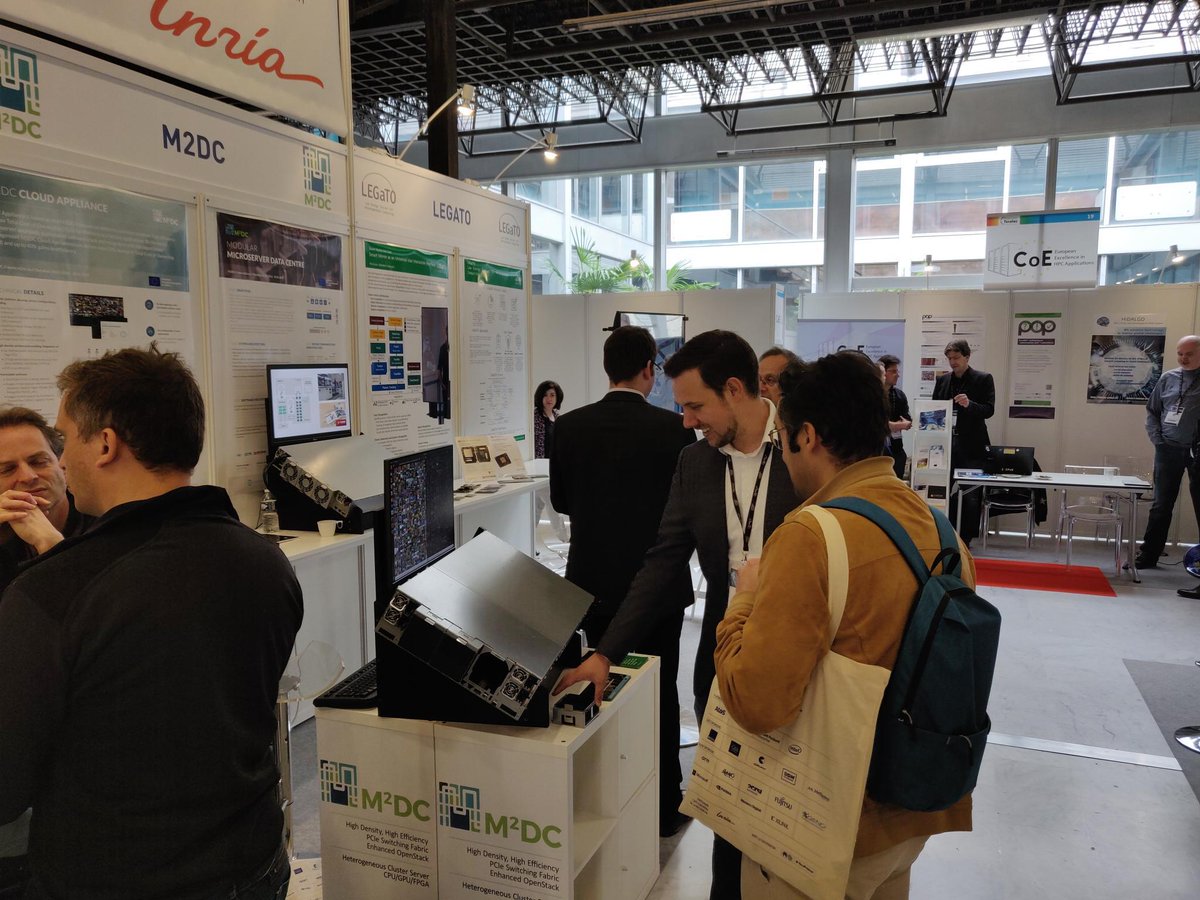 M2DC_Project's tweet image. Here are some of the exciting moments of yesterday's @TeratecInfos #Teratec2019 Entering Day 3. Join us at booth 21. @M2DC_Project