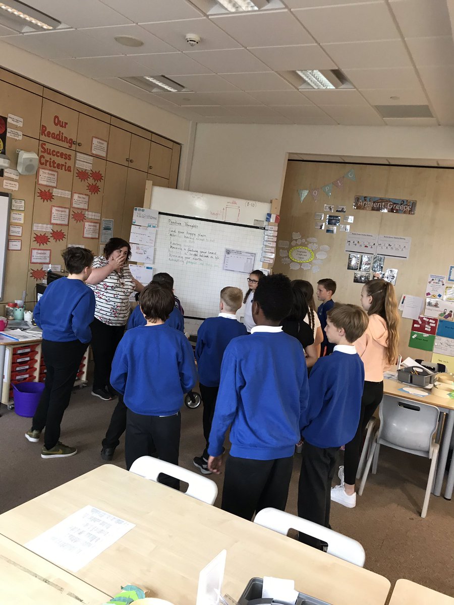 MissMcphersonn's tweet photo. P6 have had a great talk from Katie who is a mental health nurse! Thank you for our activities this morning! @whatkatiesays_x @calderbridgeps #ActiveScot https://t.co/BCdTtZeSyV