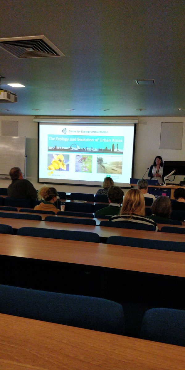 Speaking at the #CEESymposium today about food for #bees in the city, using data from the #waggledance