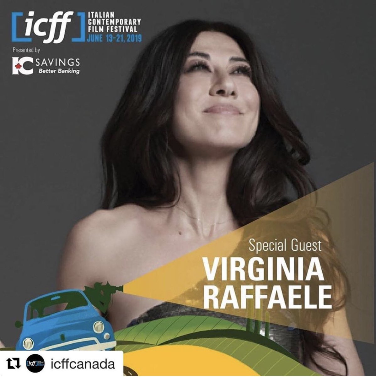 To.. To.. Toronto, sì.. pare di sì. Arrivo. Ho preso tutto? Hai preso tutto <a href="/VirgiRaffaele/">Virginia Raffaele</a>? #comequandofuoripiove #ICFF2019 #toronto #italiancinema #emozione