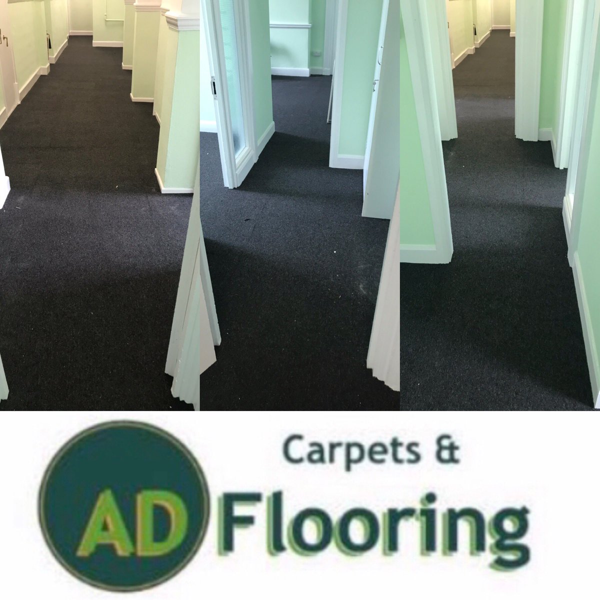 #beforeandafter #officedecor #newflooring at bridgwater town hall