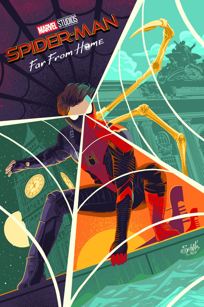 JumpCut_Online's tweet image. The SPIDER-MAN: FAR FROM HOME posters have been underwhelming to say the least, so here&apos;s some gorgeous fan made posters!
 
Created by:
@itsmagichere @DannySchlitz 
@berniedave
IG/murraylewisart

Be sure to check out the talented community over at @PosterSpy too!

#SpiderMan