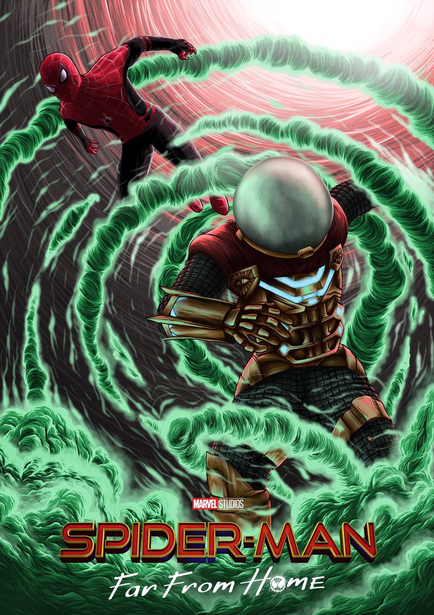 JumpCut_Online's tweet image. The SPIDER-MAN: FAR FROM HOME posters have been underwhelming to say the least, so here&apos;s some gorgeous fan made posters!
 
Created by:
@itsmagichere @DannySchlitz 
@berniedave
IG/murraylewisart

Be sure to check out the talented community over at @PosterSpy too!

#SpiderMan
