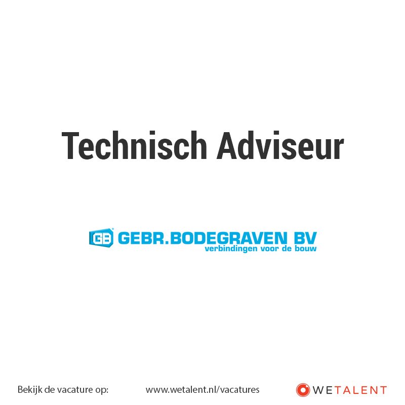 WETALENTNL's tweet image. Word jij de nieuwe Technisch Adviseur die het team van Gebr. Bodegraven in Midden- en Noord-Nederland mag gaan vertegenwoordigen?

Solliciteer dan direct via onze website: wetalent.nl/recruit/vacatu…

#vacature #gebrbodegraven #technischadviseur