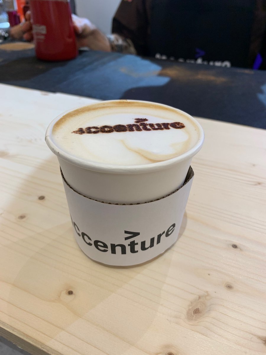 jonathanburr's tweet photo. If you’re at the #veurdsummit you probably need a coffee this morning...come by the @accenture stand and grab one on us! #accenture #veeva #coffee https://t.co/8cdfS63JnR
