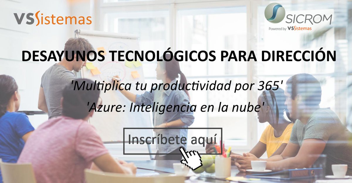 vs_sistemas's tweet image. 🗓️Este mes de junio te invitamos a los desayunos tecnológicos &apos;Multiplica tu productividad por 365&apos; y &apos;Azure: Inteligencia en la nube&apos;, que serán impartidos en📍Sevilla. Inscríbete aquí lnkd.in/g2funhY
#VSSistemas #DesayunosTecnológicosVS