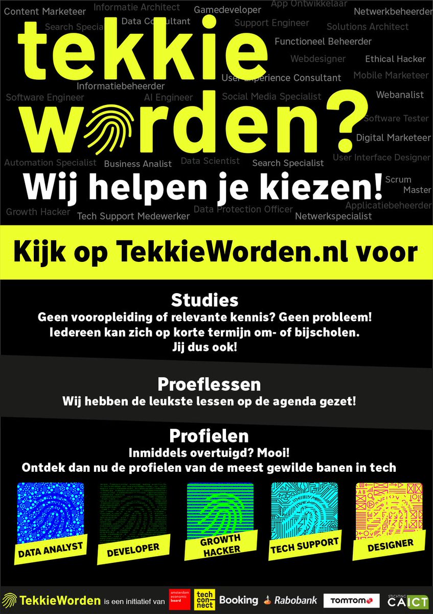 TekkieWorden's tweet photo. Leren coderen is helemaal niet moeilijk! Lees nu de 10 tips van niemand minder dan Tim Ferriss: https://t.co/kSlC4LRi8g. Smaakt dit naar meer? Kijk nu op https://t.co/asjEauzocw voor opleidingen en ga aan de slag als Developer! #tekkieworden #developerworden https://t.co/ZLBySgK4Ri