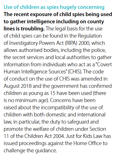 CRAE_official's tweet photo. This week @Justforkidslaw took the @ukhomeoffice to court over use of children as spies 📰 https://t.co/98sVlwQPjo
We highlighted this issue in our latest #SOCR #childrights report 📄 https://t.co/NToBepPrvd https://t.co/Y8UDx90baE