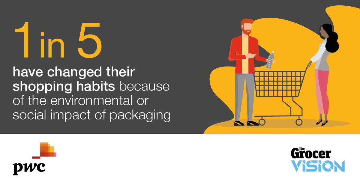 simon_mckay_'s tweet photo. Excited to release research into consumer attitudes to #sustainablepackaging.  Consumers want to do the "right thing" but conflicting messages presents a challenge for business.  For more download @PwC_UK report with @TheGrocer:  https://t.co/ZAUAd8VHXG #retail #FMCG #Plastic https://t.co/KWN6bloK8l