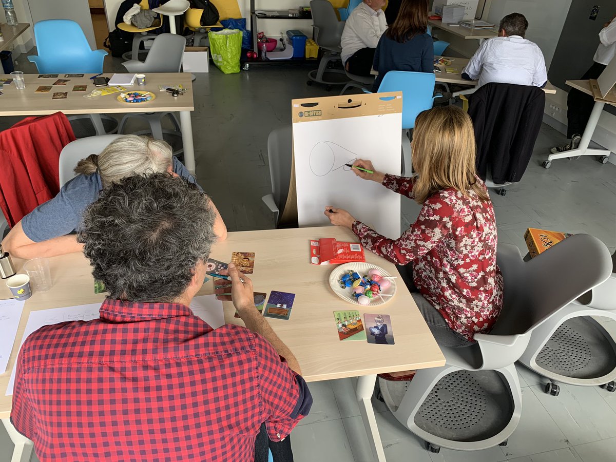 U_LabInnov's tweet photo. Pédagogie active et créative au programme de cette journée pour les enseignants de la fac d’éco, gestion - AES. @BBlancheton @Dupuy8Dupuy @U_LabInnov https://t.co/6YrsFDnY38