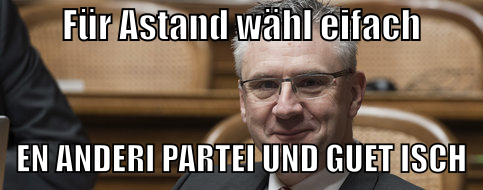 Und heb denn d Klappe