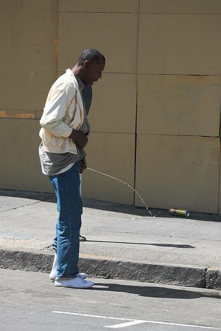 Street handsome grannies pee