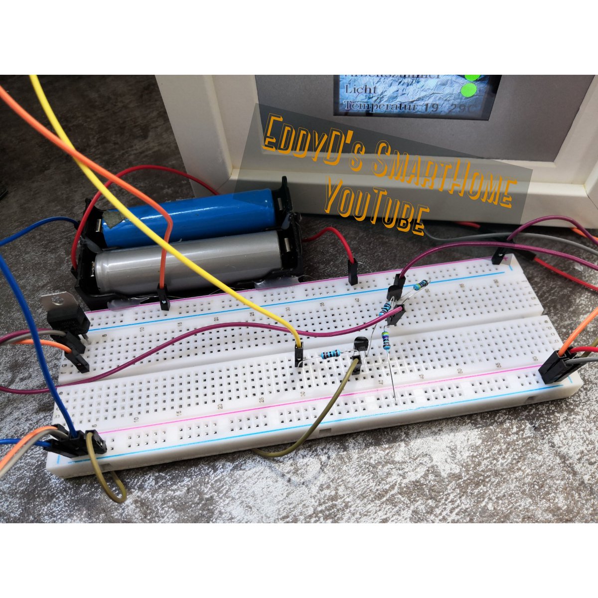 eddyd_s's tweet image. New Prototyp v2, Stable 5v and only 18650 Battery's
#Nextion #PIR #D1mini #ESP32 #esp8266 #esp8266wifi #esp8266project #SmartHome #YouTube