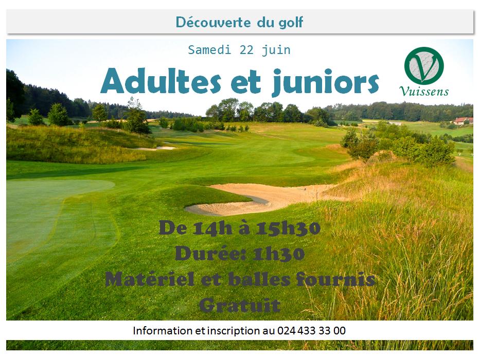Découverte du Golf au GC Vuissens
Samedi 22 juin - Gratuit
#golfvuissens #swissgolf