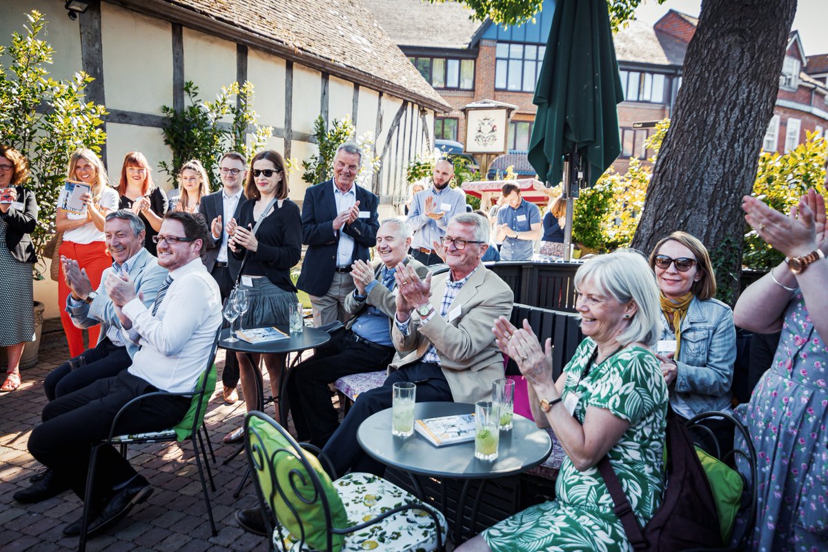 #ThrowbackThursday Last Thursday we had our Hat Fair Media Launch at the lovely <a href="/ChesilRectory/">The Chesil Rectory</a>. Sponsors, supporters, local businesses and members of our team gathered to hear all about this year's festival. Many thanks to <a href="/AdriennePhotos/">Adrienne Photography</a> for the wonderful images! 📸
