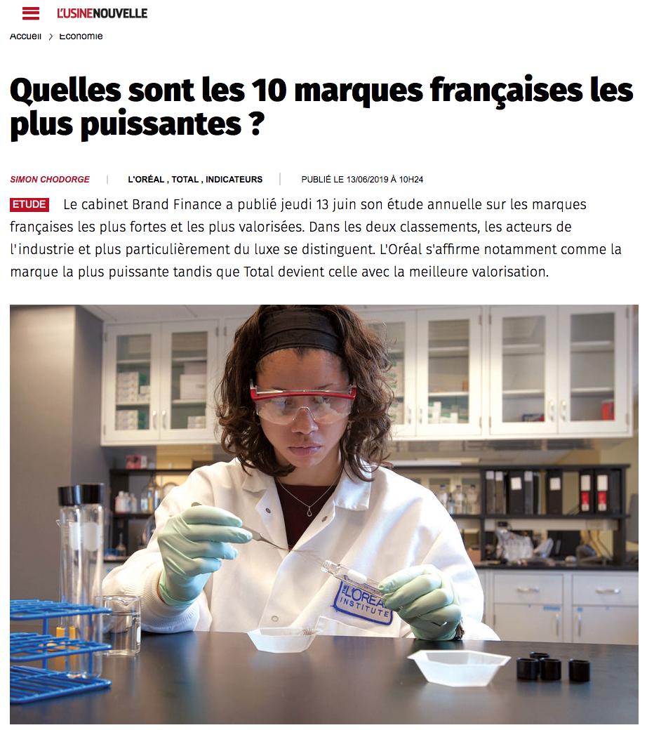 BrandFinanceF's tweet photo. Le cabinet indépendant @BrandFinanceF publie ce matin son classement du TOP 100 des marques #France par @simonchodorge @usinenouvelle https://t.co/K7JVq0rat5
#industrie #CAC40 #strategie #management #marqueforte #Economie #france100 #brandfinance https://t.co/1MyrPFE3Qn