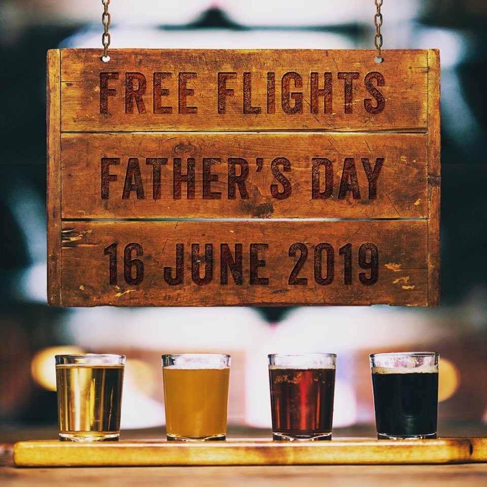 blacksalthk's tweet photo. Celebrate Dad with our FREE  ‘Hops for Pops’ offer.

This Father’s Day, we’ll be serving up our regular brunch &amp; dinner menu plus Dad gets a beer flight to complement his main dish order.

We also have specially priced mimosas for those Dad’s &amp; Mom’s that prefer bubbly over brew. https://t.co/udNyav433Y