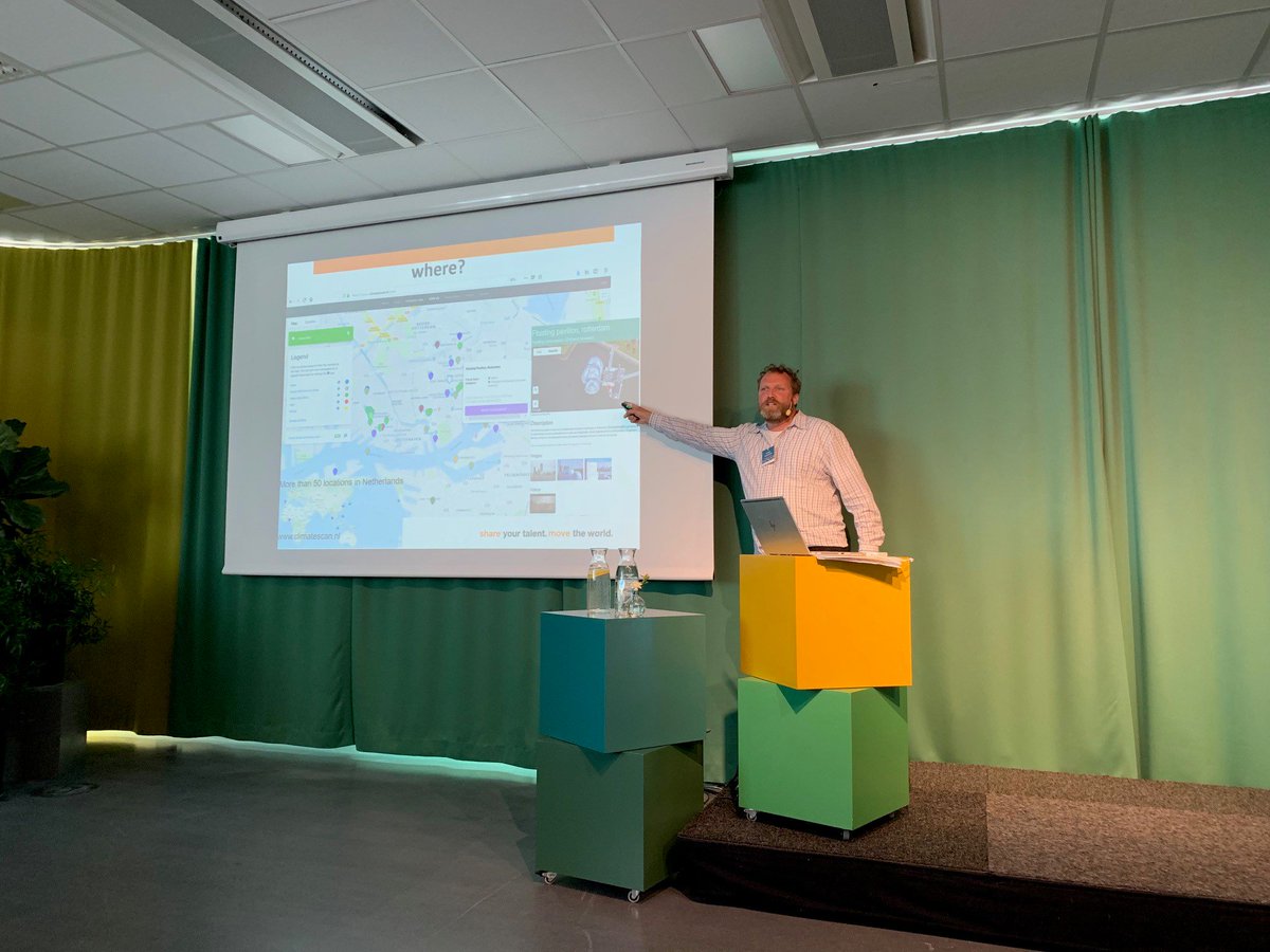 _DagNat's tweet photo. @FlorisBoogaard öppnar #citiesrainandrisk #inxces @WaterJPI med en föreläsning om det interaktiva verktyget @Climate_Scan⁩ om dokumentering av #dagvattenanläggningar https://t.co/B9kPMsNZgw