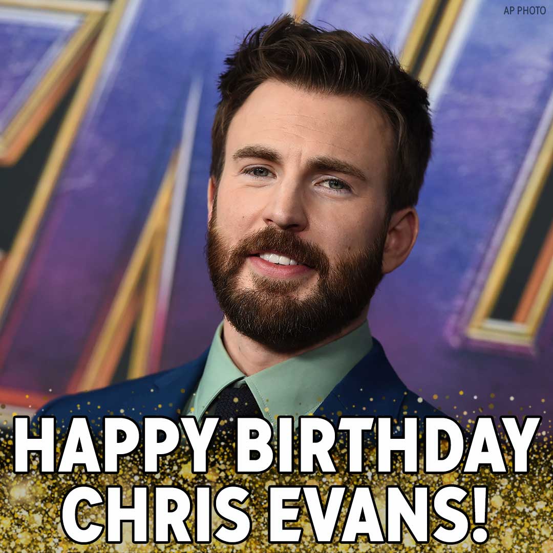 Happy Birthday, Cap! Chris Evans, best known for playing Marvel s Captain America, is celebrating a birthday today. 