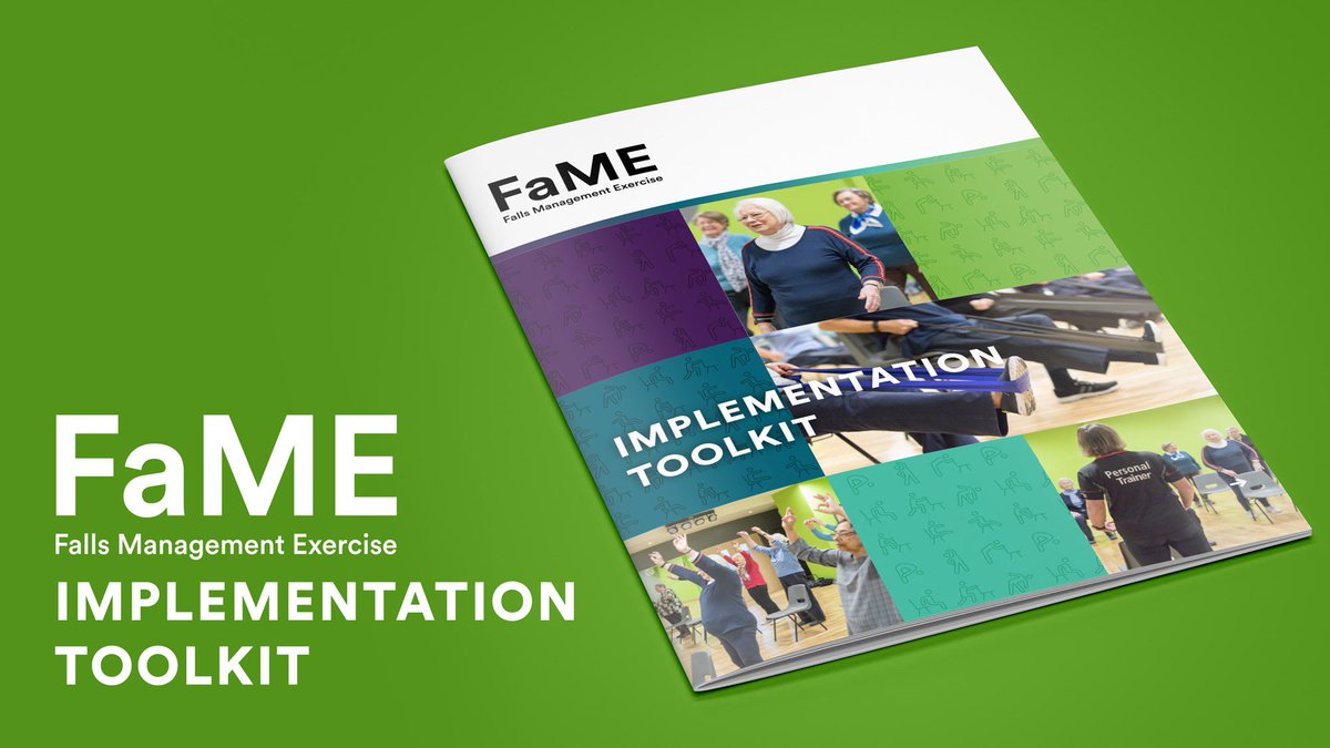 NEW TOOLKIT: #Falls Management #Exercise (FaME) Implementation Toolkit

📝A suite of resources that #commissioners can use to plan, implement and monitor the FaME programme

🔗FREE download here: bit.ly/2IctFn3

#FallsPrevention | #FaMEtoolkit