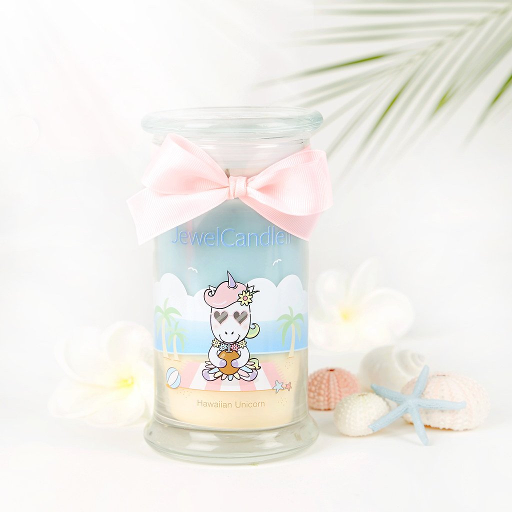 🌴 Candela Unicorno Hawaiano 🌴 Ecco una delle nostre ultime arrivate! Vi piace, ragazze? 🥰