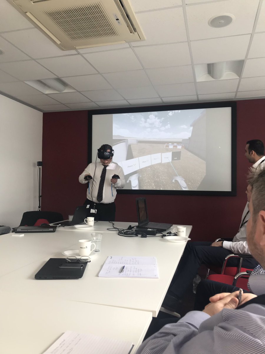 PTFutures1's tweet image. Trying out the VR headset today at @Sweco_UK with @GRAHAM_Civils #BIMlevel2