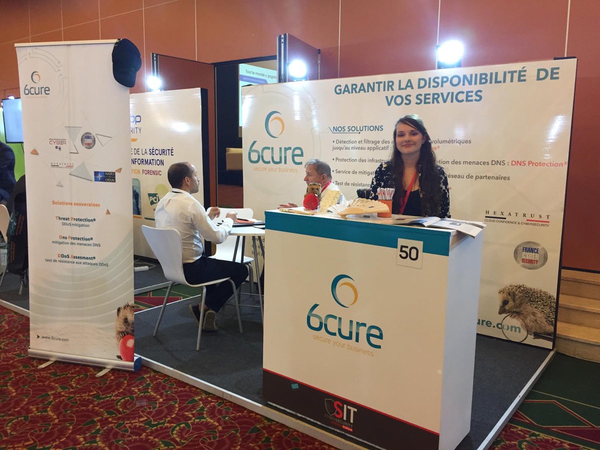 #SIT #SIT2019 

Nous sommes en place pour vous accueillir sur le stand 50 au forum SIT à Marrakech 🌴

Attaques DDoS, test de résistance aux DDoS, protection des infrastructures DNS...🔐

Venez échanger avec nous sur vos problématiques actuelles !