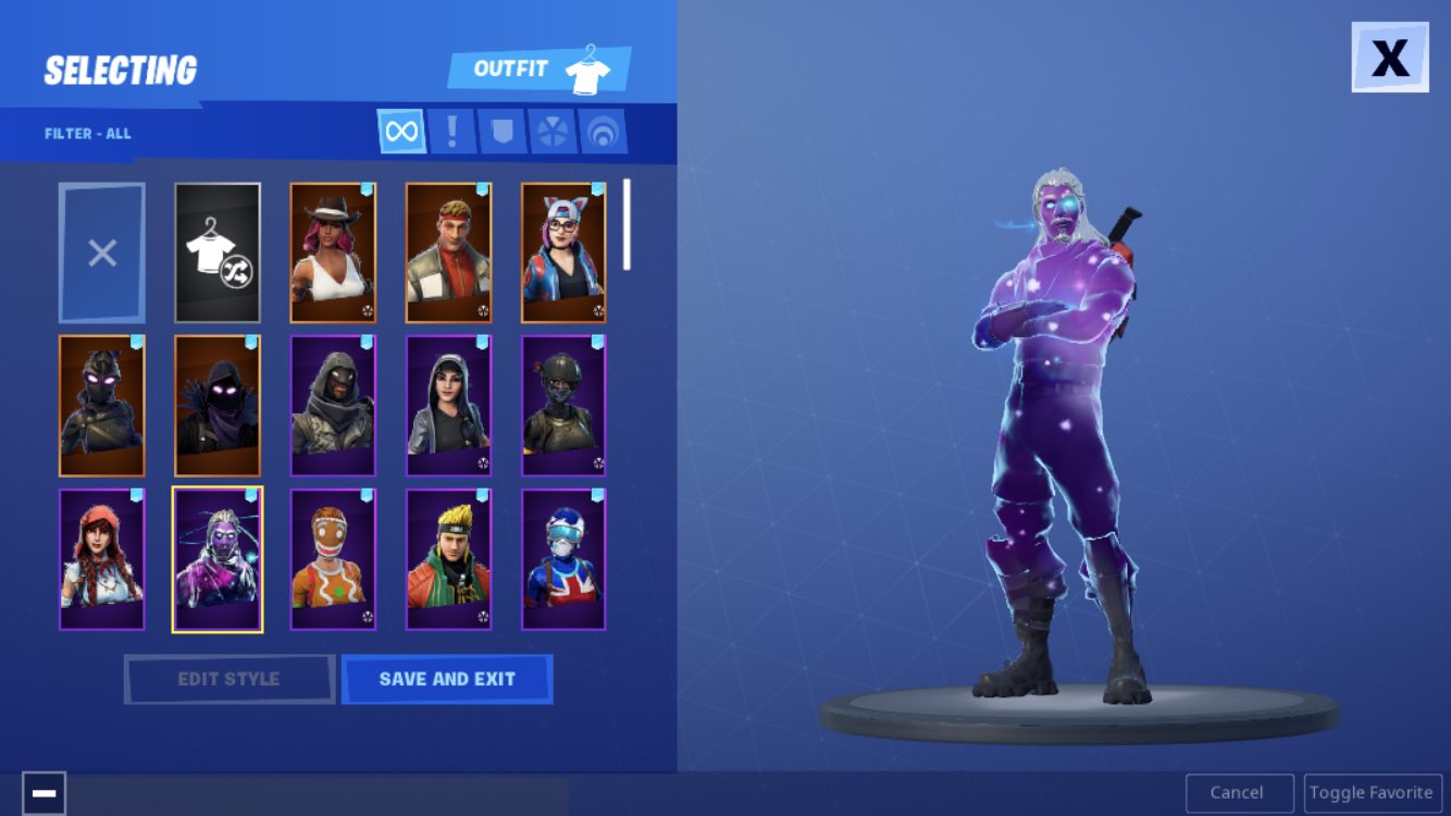 Yo Momma Looking To Trade This Account For An Og Skin Account Has 92 Skins Has Galaxy As Well As Og John Wick And Og Twitch Prime Skins Fortnite