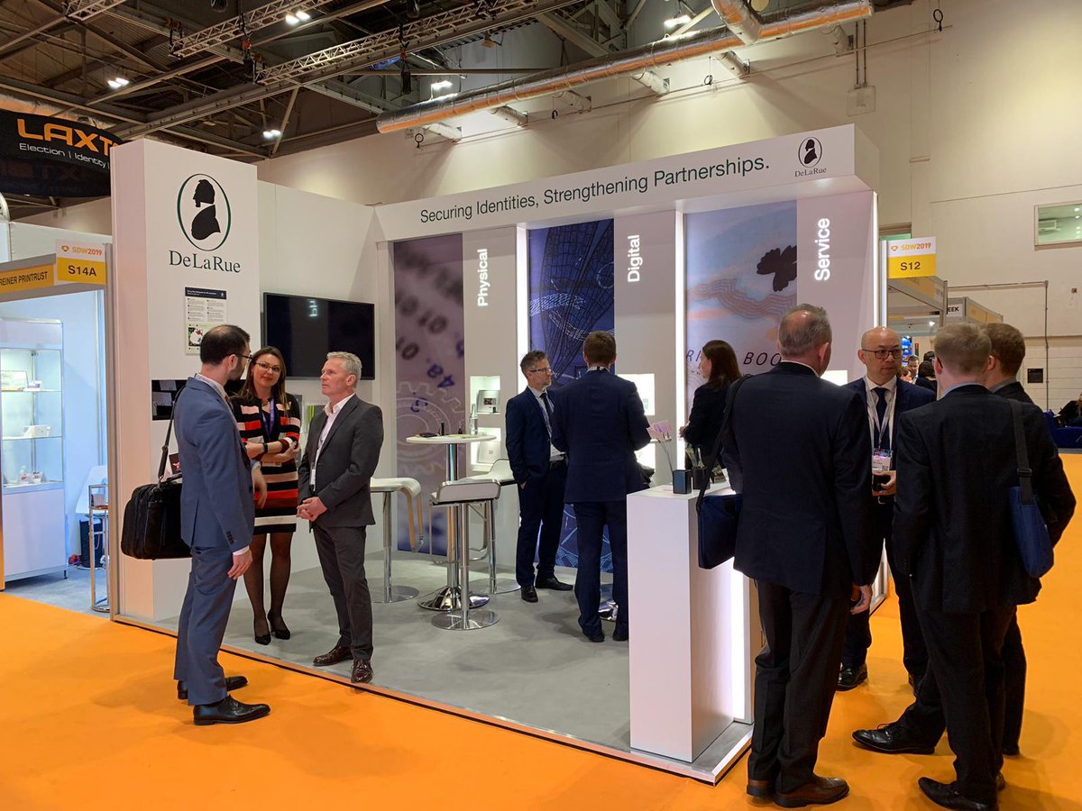 DeLaRuePlc's tweet photo. Want to find out more about De La Rue’s latest identity component features? Visit stand S13 at #SDW @IdentityWeek #IdentityWeek2019 https://t.co/hMGjveSBaT