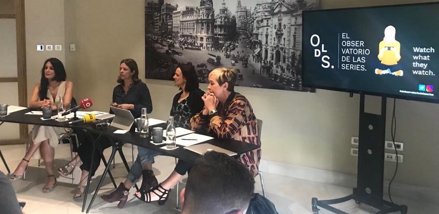 ODLSeries's tweet image. Presentación de la II Oleada de #elobservatoriodelaseries con la colaboración de @kubelick y la participación de Alexia Dodd @THEAGENCYGOOD, Belén Barreiro @40dbES y María José Álvarez @pepamjalvarez