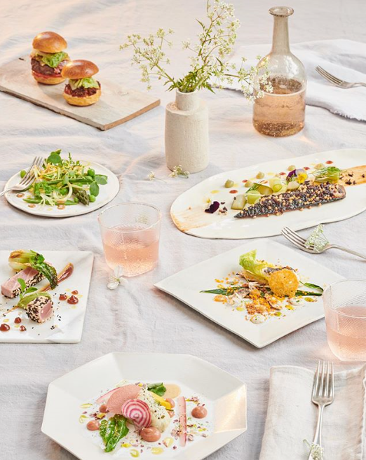 From garden parties and barbecues to restaurant terraces, outdoor dining is a hot trend for the summer ☀️Chef <a href="/garyparsons7/">gary parsons</a> showcases his summer plates using prime ingredients alongside H&amp;B Kitchen sauces ✨ Find out more about our Summer Launch in Meet the Makers Press 📩