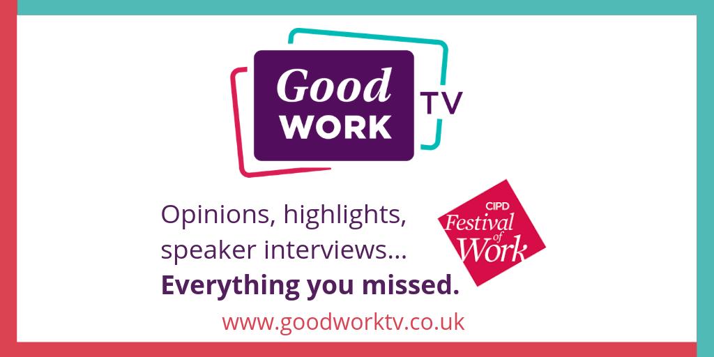 GoodWork_TV's tweet photo. For exclusive speaker interviews, video highlights, and all the gossip from the @FestivalofWork, head over to the #GoodWorkTV hub. We'll be adding videos regularly so don't forget to check back! https://t.co/8g4T8e6Vth https://t.co/Yv5pjjFTg4