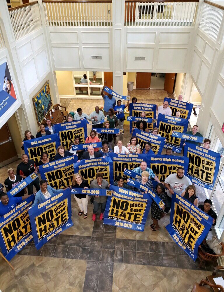 Newton County Schools is one of only two #noplaceforhate districts in the Southeast! #ncssbebethebest