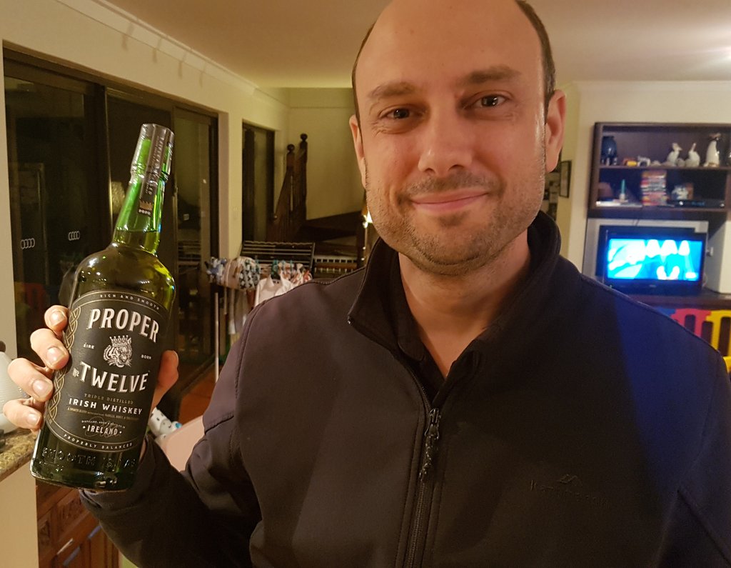 Getting married tomorrow and I'm doing it the #ProperTwelve way. Good to have you part of the day <a href="/TheNotoriousMMA/">Conor McGregor</a> . #Cheers
