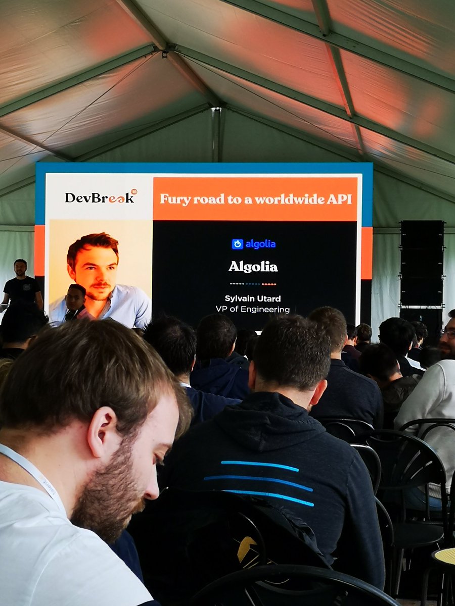 doncredas's tweet image. Currently at #devbreak19 #algolia #chateau #vivier #searchasaservice #teamdottoridigitale