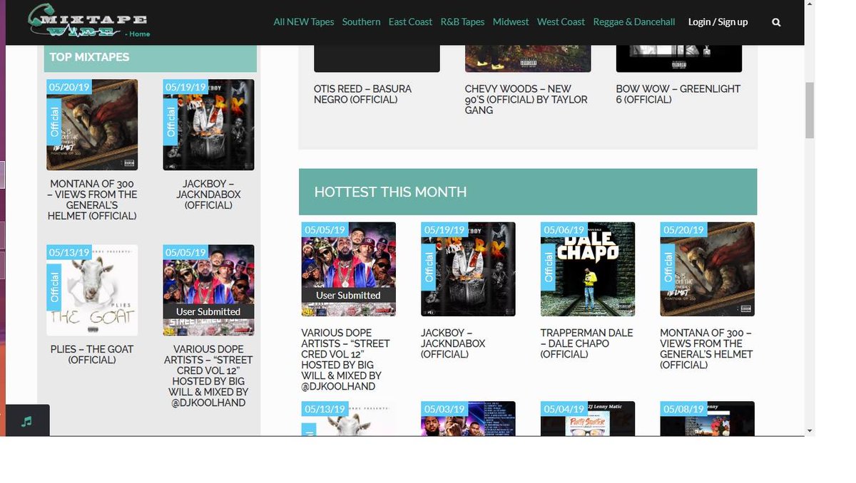 night61's tweet image. @refreshmap 
mixtapewire.com/2019/05/street…
Hey we Hottest of the month that dope. Hey if u say Fire can you share ty Big Will 
Hey we made the Front page. We in the top 4. Hey plan 2 do a mix for my City KC, Hey do u know any dope KC artist that may like slot info. Big Will ty