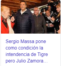 dalobarce's tweet image. Julio Zamora, intendente de TIGRE:
"#Massa quiere a Tigre como un botín y no lo voy a permitir".

Zamora pide ir a una PASO, pero denunció que el PJ le cedió al Frente Renovador un apoderado en las listas y que quieren evitar que se postule.
#Trifulca