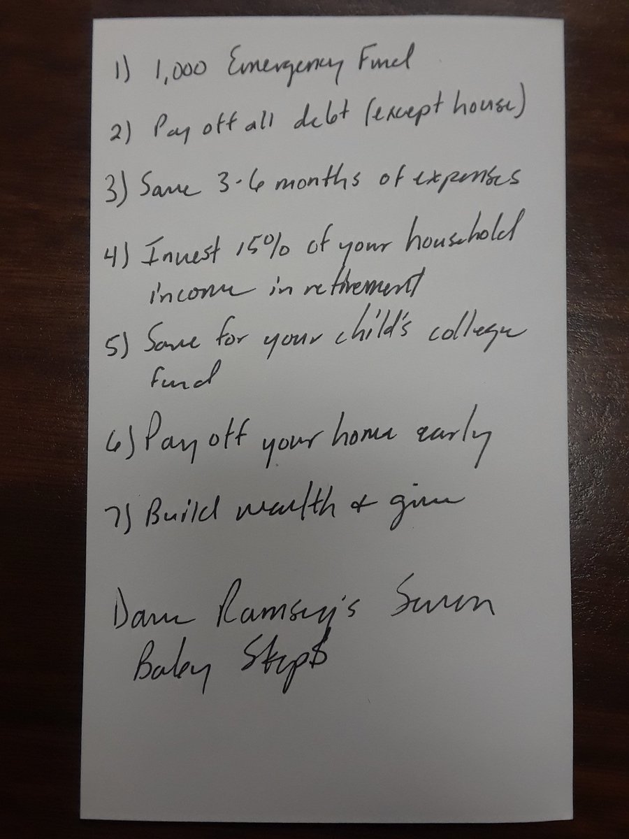 lefeber_josh's tweet photo. Reviewing money management strategies in Personal Finance today! @DaveRamsey #MoneyManagement #Borrowing #EarningPower #Investing #Spoofhoundpride https://t.co/URGMeyNN30