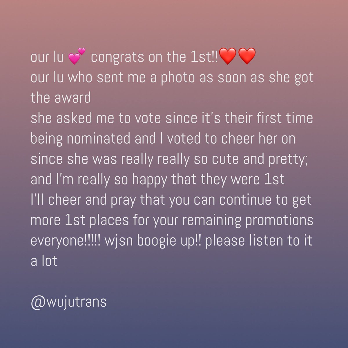 wujutrans's tweet photo. [IG] 190613 junghyesung91 update 

#우주소녀 #루다
#wjsn #luda https://t.co/t9BOQljyVs
