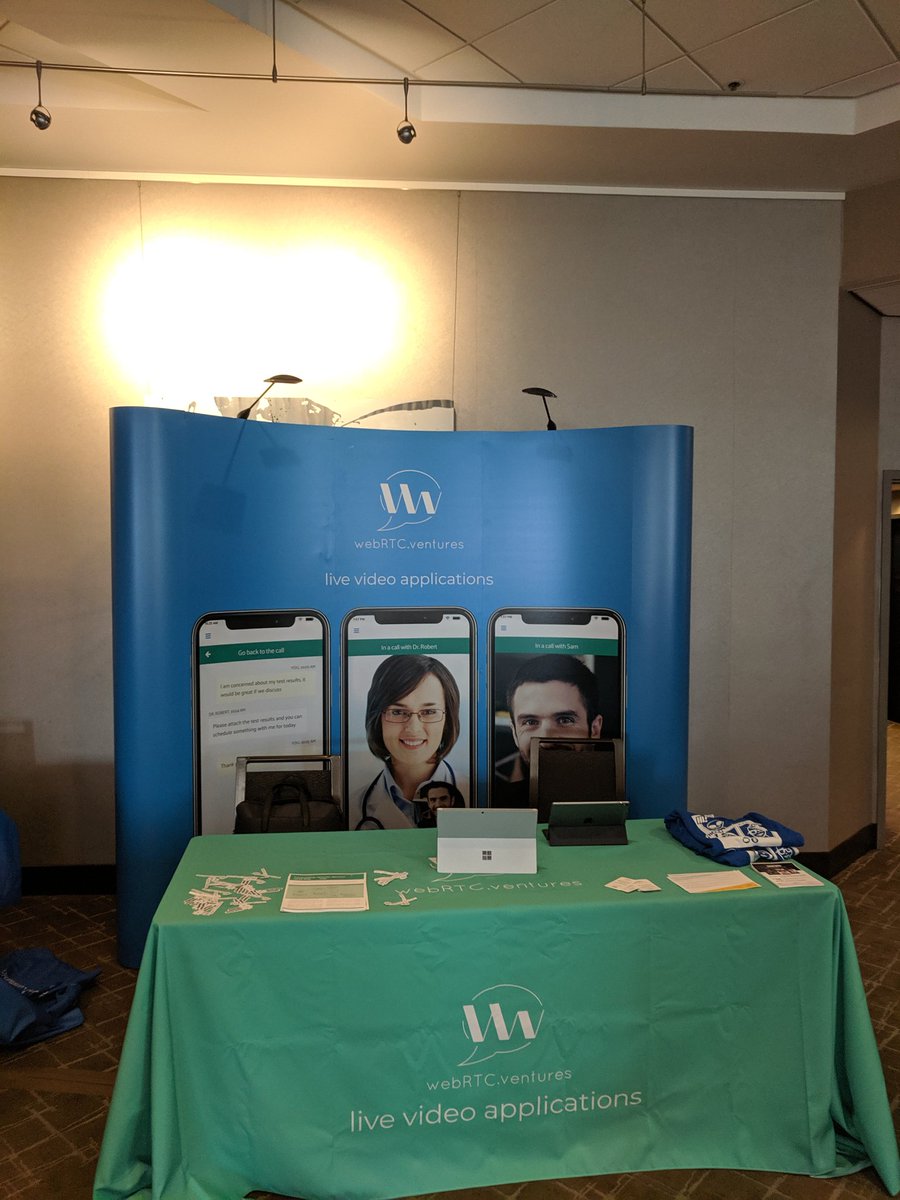 agonza1_io's tweet photo. Ready for the @AllThingsRTC conference @WebRTCVentures! With some awesome swag to give away! 😎 https://t.co/rJPlB36tz0