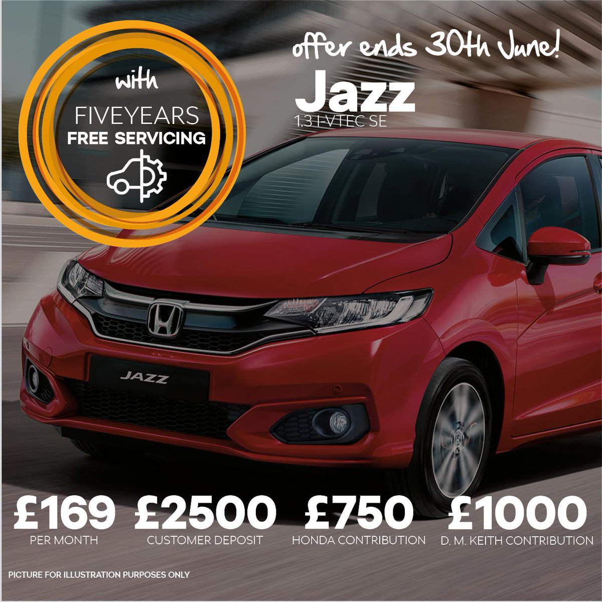 dmkeithgroup's tweet photo. Drive away in a #Honda #Jazz for only £169 per month | £2500 deposit | £750 Honda contribution PLUS £1000 #DMKeith contribution!! PLUS 5 years #FREE Servicing! What's not to love!! #Weekend #Newcar #HondaJazz #Grimsby #DMKeithGrimsby #Dontmissout #Offer #Cars https://t.co/Tp7o0yd6l2